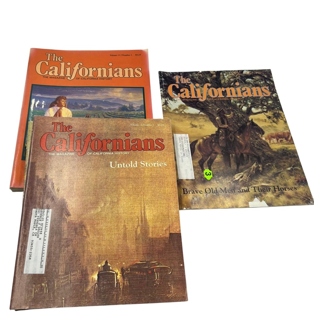 Vintage The Californians Magazines Lot Of 11 - Volumes 10, 11, & 12